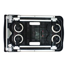 Chariot de transport pliant en polypropylène