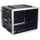 RACKABS-8U - Rack standard ABS SHOWGEAR Double Door Case - 8U - 19'' - Noir 