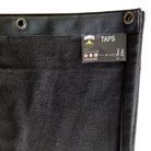 Pendrillon en molleton CS PES 350g/m² non plombé 290x400cm - noir