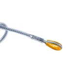 Elingue câble acier CMU 1T avec cosses couleur. Longueur 0,5 mètre