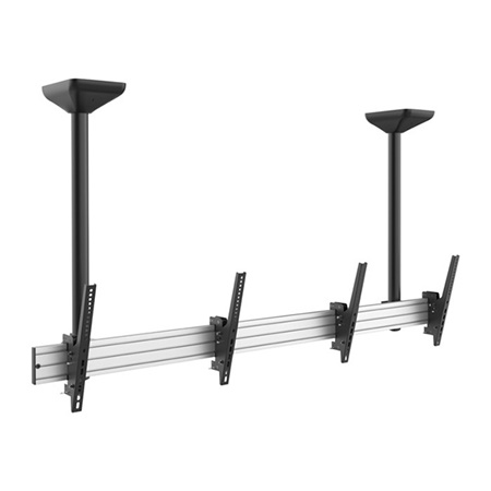 Support plafond universel pour 2 écrans LCD SHOWGEAR Double support TV