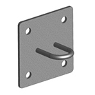 Platine murale ou plafond pour élingue ou chaîne CMU 325kg ASD - NOIR