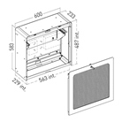 Rack ou caisson pour intégration AV ERARD PRO Rack Pack noir