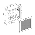 Rack ou caisson pour intégration AV ERARD PRO Rack Pack blanc