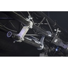 Collier noir double de fixation pour collier moustache Showtec