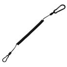 Câble en spiral de sécurité pour attache des outils - 2 mousquetons