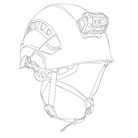 Platine pour casque PETZL Aria Slot