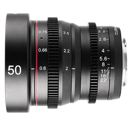 Objectif Cinema MEIKE MK 50mm T2.2 Monture Sony E