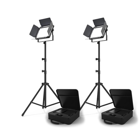 Kit de 2 panels led 40W Chauvet DJ Cast Panel avec pieds et sacs