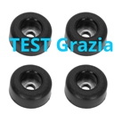 Lot de 4 pieds en caoutchouc 25 x 11mm antidérapant Adam Hall