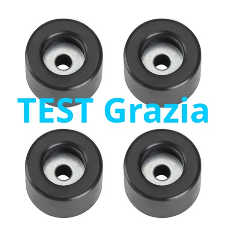 Lot de 4 pieds en caoutchouc 25 x 15mm Adam Hall