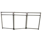 Barrière paravent en inox TRAVO 128 - Hauteur : 1 m VISO