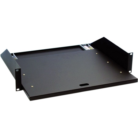 Etagère sur glissière en acier rackable 19'' - 2U