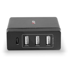 Alimentation/Chargeur secteur Smart LINDY 4 ports USB-A et USB-C