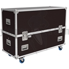 Flight-case Rythmes et Sons type cloche pour 2 écrans LCD 40 à 55''