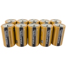 LR20-ALCA-10-DU - Lot de 10 piles bâtons alcalines DURACELL 1.5V D (avec taxe)